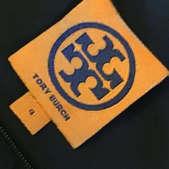 Tory Burch Black Pleated Sequins Embellished Front Holiday Christmas Party Skirt - Picture 7 of 8